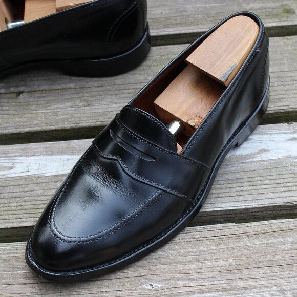 Allen Edmonds Calf Leather Black Loafers Men's US 7 Woman's 9.5 unisex - Picture 4 of 14